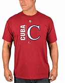 Cuba Baseball Majestic 2017 World Baseball Classic Authentic Collection Team Icon T-Shirt Red,baseball caps,new era cap wholesale,wholesale hats